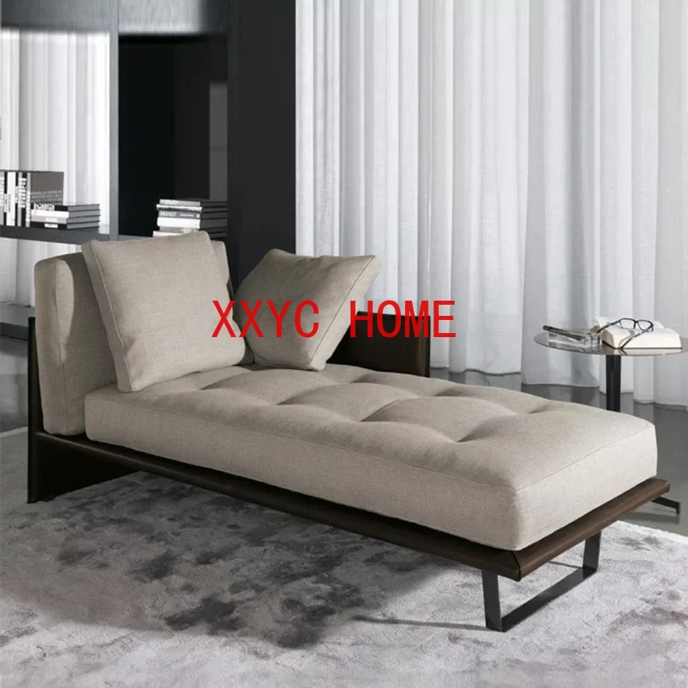 Chaise Longue Divano Singolo Beauty Bed Concubine Flat Living Room Toffee Chair
