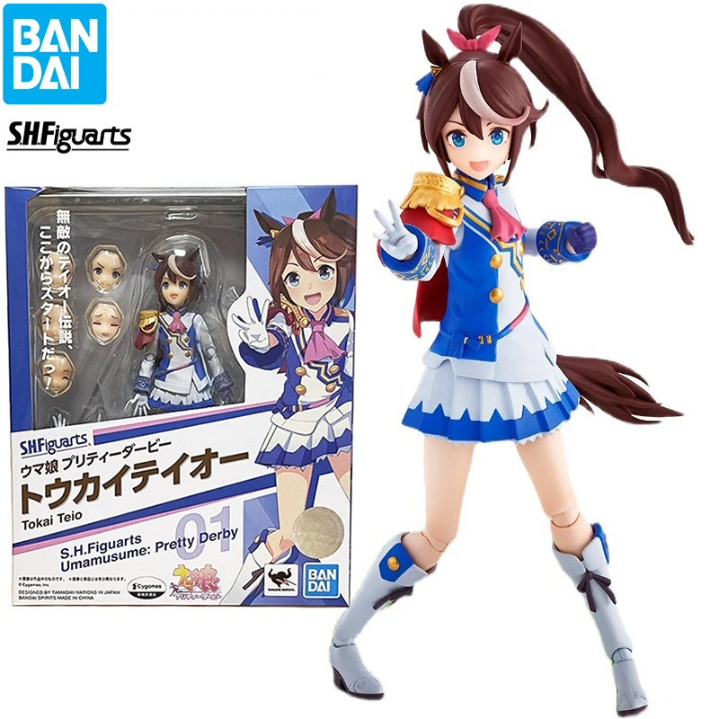 In Magazzino Bandai Shf Horse Racing Girl Donghai Emperor Rice Bath Pretty Derby Può Essere Fatto A Mano Giocattolo Modello Regalo Collezione Hobby