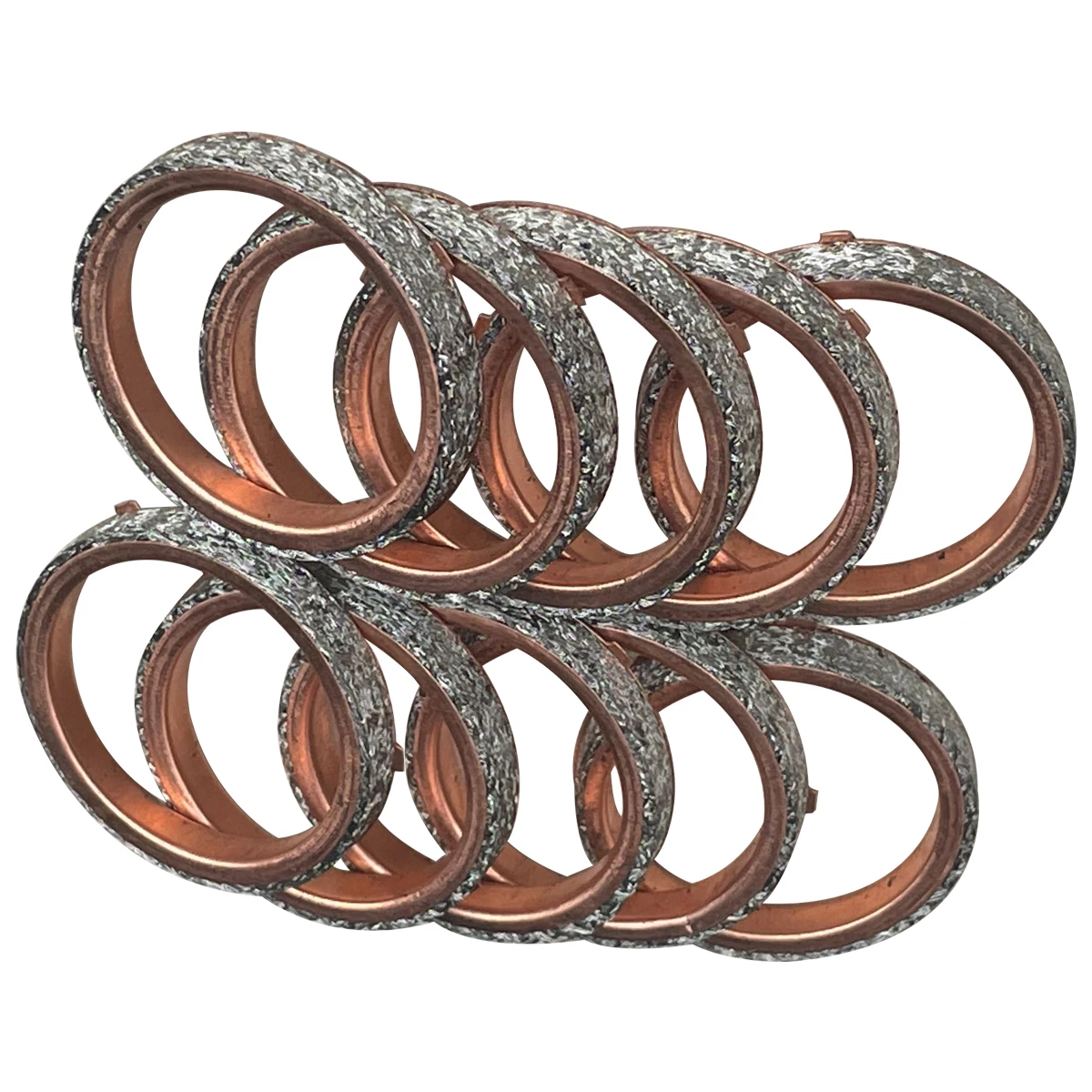 Guarnizione Del Tubo Di Scarico Del Motociclo 41.7*35*5Mm Per Suzuki Lt-F400 Kingquad 08-15 Lt-F500 00-04 Rg80 Gamma 85-95 Rv125 Van 03-14