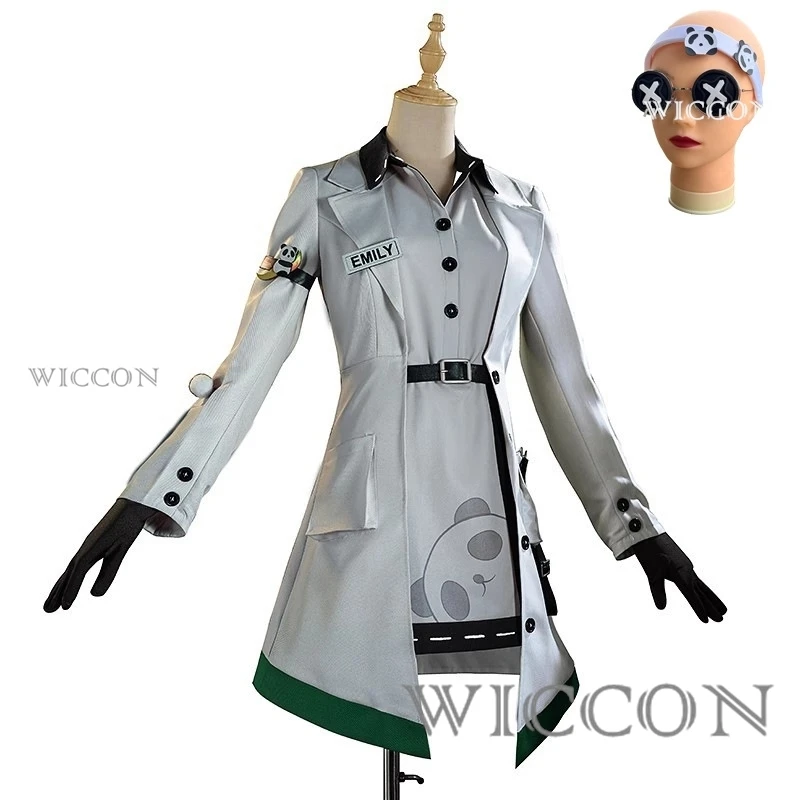 Bamboo Guardian Cosplay Costume Identity V Doctor Emily Dyer Bamboo Shade Guardian Panda Costume Cosplay