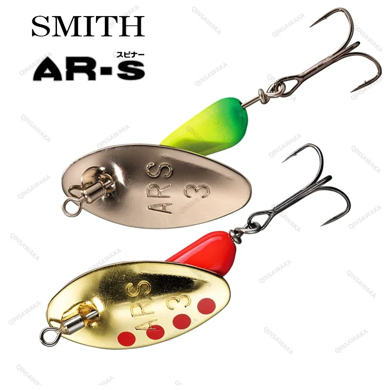 Made In Japan Smith Ars Ar-S Spinner 3.5G Modello Di Trota Lure Fishing Minnow Saltwater Spinning Sharp Wobbling Cucchiai Spinners