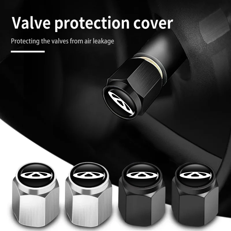 Distintivi In Metallo Ruota Auto Stelo Pneumatico Tappi Valvola Aria Accessori Per Chery Qq Tiggo 3 5 T11 A1 A3 A5 Amuleto M11 Eastar Elara Iq