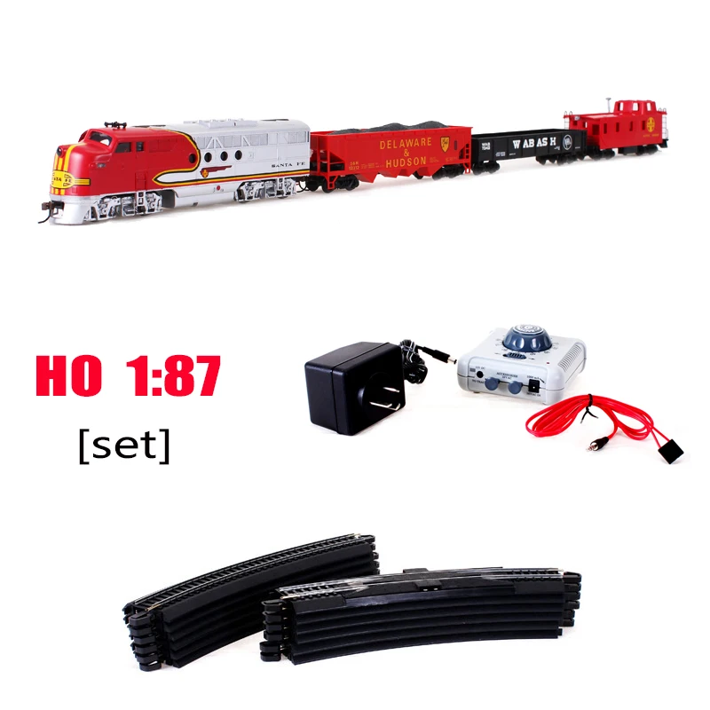 Bachmann Ho 1/87 American Series Train Simulation Modello Di Treno Locomotiva Diesel Con Carrello E Set Di Illuminazione Giocattoli