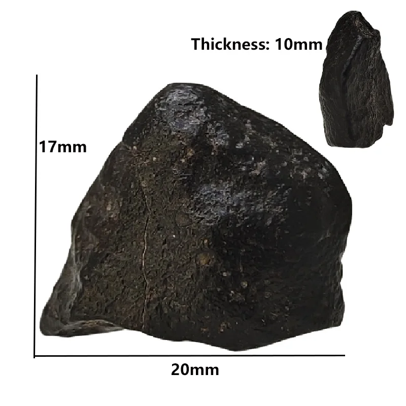 Nwa14685 Moon Lunar Meteorite Slice Feldspathic Breccia Moon Meteorite Collezione Meteorite Lunar Feldspathic Breccia 3.9G-Ev001