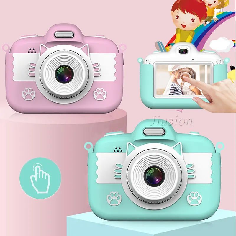 3 ''Touch Screen 720P Hd Mini Per Bambini Video Macchina Fotografica 8Mp Digitale Con Doppio Obiettivo Professionale Slr Photo Vlog Videocamera Bambin