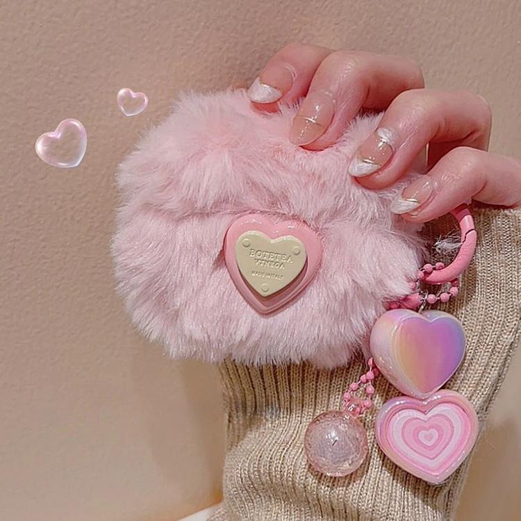 Peluche Amore Tridimensionale Adatto Per Airpodspro Custodia Protettiva Custodia Protettiva Airpods3 Custodia Per Cuffie Ragazza