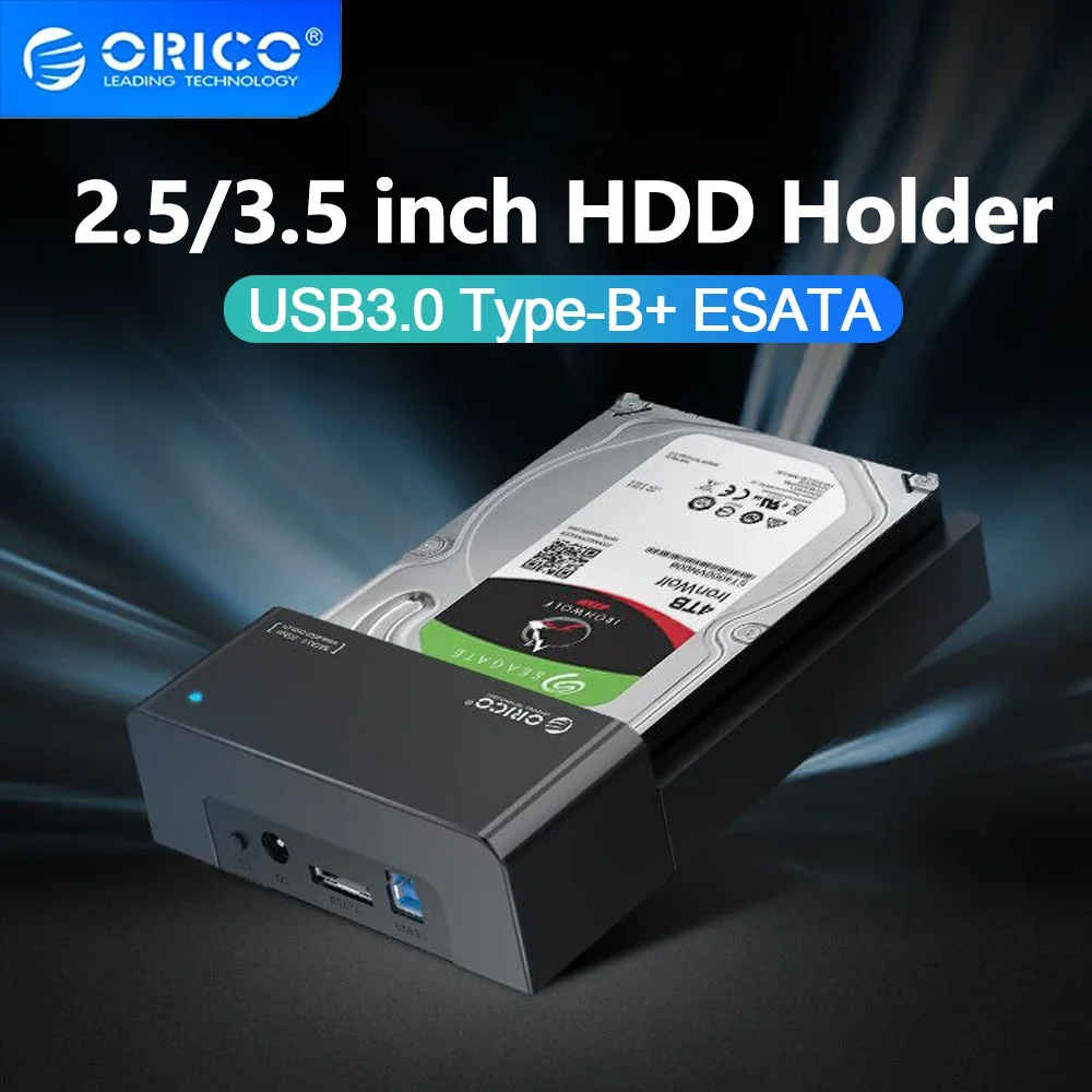 Orico 3.5 Pollici Universale Usb3.0 Custodia Per Disco Rigido Senza Attrezzi Da Sata A Usb Tipo B Esata Docking Station Per Disco Rigido Ssd Esterno