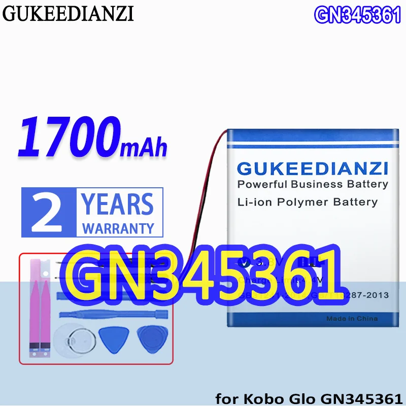 Batteria Gukeedianzi Ad Alta Capacità Gn345361 Dr-Kb2 1700Mah Per Libro Elettrico Kobo Glo