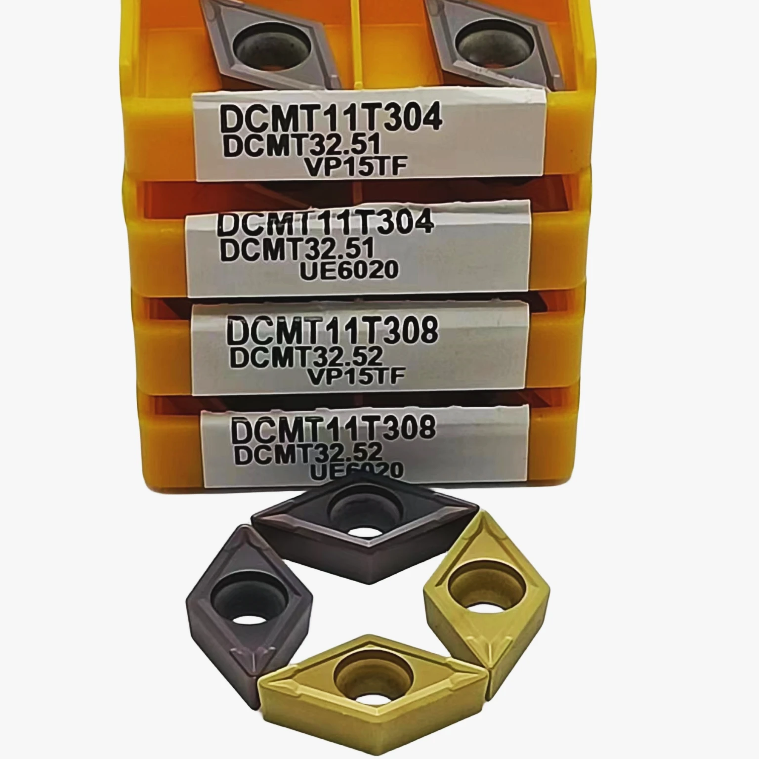 Herramienta De Torneado Interno De Insertos De Carburatore Dcmt070208 Dcmt11T304 Dcmt11T308 Vp15Tf Ue6020