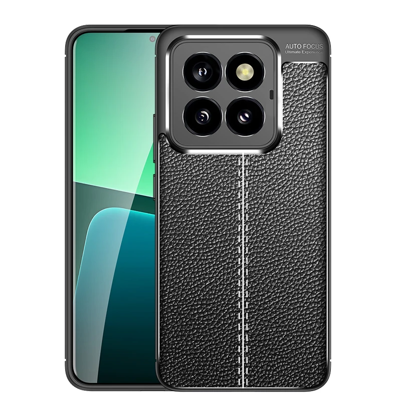 Per Xiaomi 14 Pro 5G Custodia Xiaomi 14 14 Pro 5G Custodia Originale Tpu Antiurto In Pelle Pu Cover In Silicone Per Xiaomi 14 Pro 5G