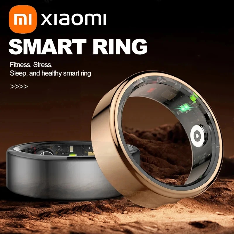 Nuovo Xiaomi Smart Ring Ip68 Impermeabile Frequenza Cardiaca Ossigeno Nel Sangue Monitoraggio Della Salute Del Sonno Sport Health Tracker Ring R02 Per