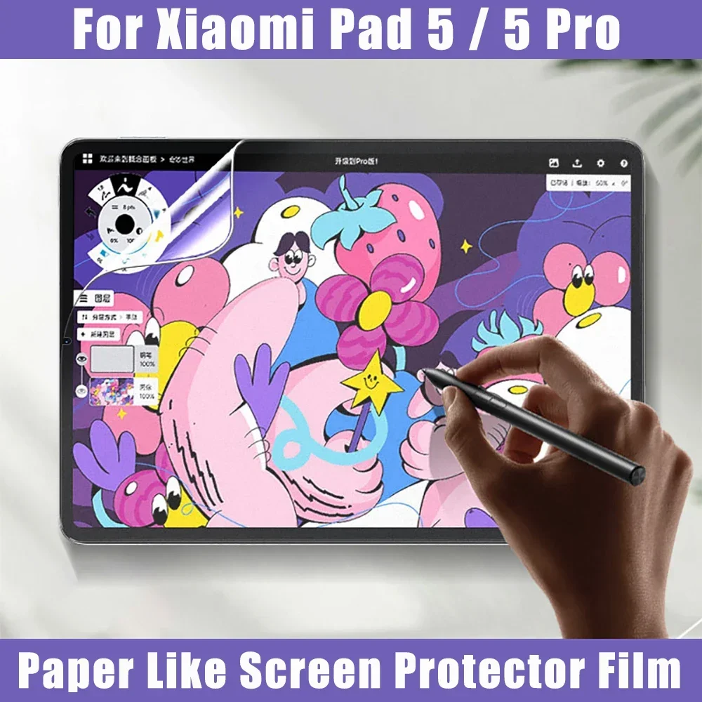 1Pc Paper Like Screen Protector Matte Pet Painting Scrivi Per Xiaomi Mi Pad 5 Pro Screen Protector Per 11 Pollici Xiaomi Mi Pad 5