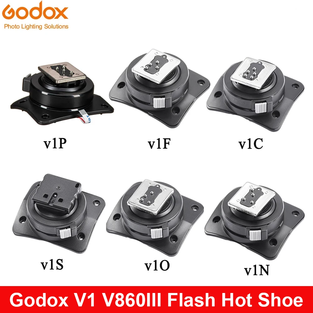 Godox V1 Hot Shoe Accessori Godox Speedlite V1 V1C V1N V1S V1F V1O V1P Flash Sostituire Accessori Hot Shoe