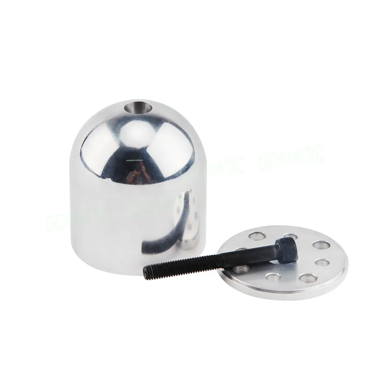 Carenatura Dell'Elica In Alluminio Da 1.75 Pollici Copertura Del Filatore A Pale Da 45Mm Per Modello Di Aeromobile Rc Dle 30/55 Motore A Benzina