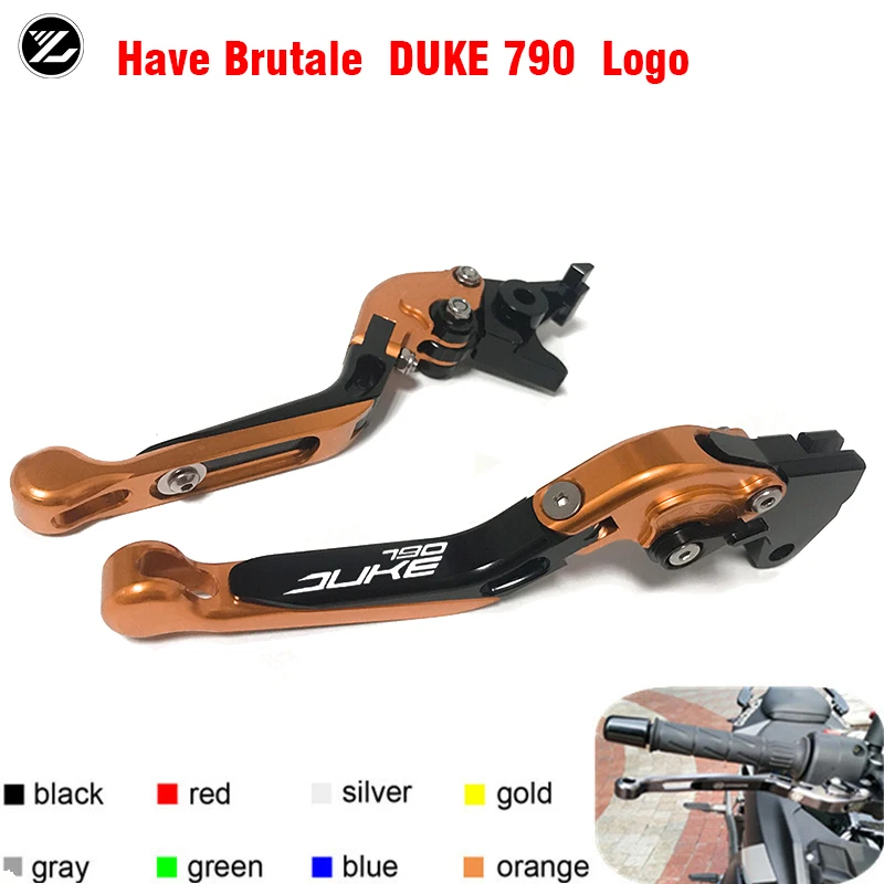 Accessori Moto Cnc Moto Regolabile Pieghevole Estensibile Leve Frizione Freno Per Ktm 790 Duke 790 790 Duke 2018 2019