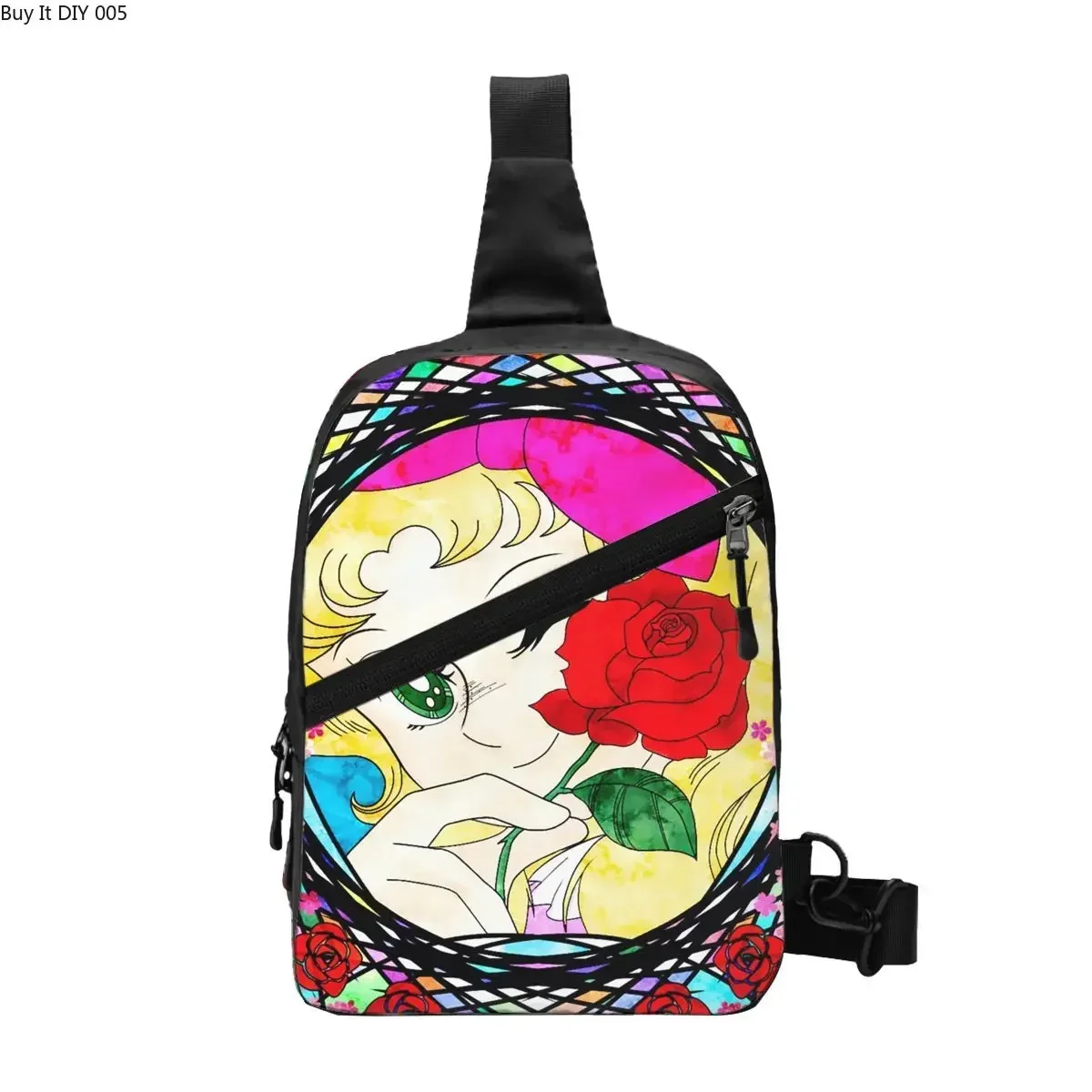 Fashion Candy Candy Sling Bags For Cycling Camping Men Japanese Manga Works Crossbody Chest Backpack Spalla Daypack