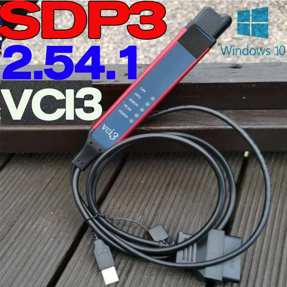 Il Più Nuovo Sdp3 2.54 Vci3 Scan Trucks Heavy Duty Diagnostics Scanner Obdii Per Scania Vci3 Con Attivatore Win 10 Unlimited
