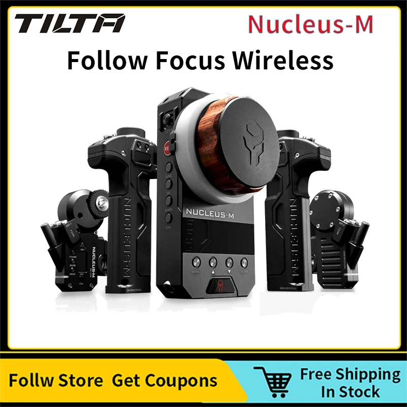 Tilta Nucleus-M Wlc-T03 Wireless Follow Focus Lens Control System Per Dji Roin S Zhiyun Dslr Camera Gimbal