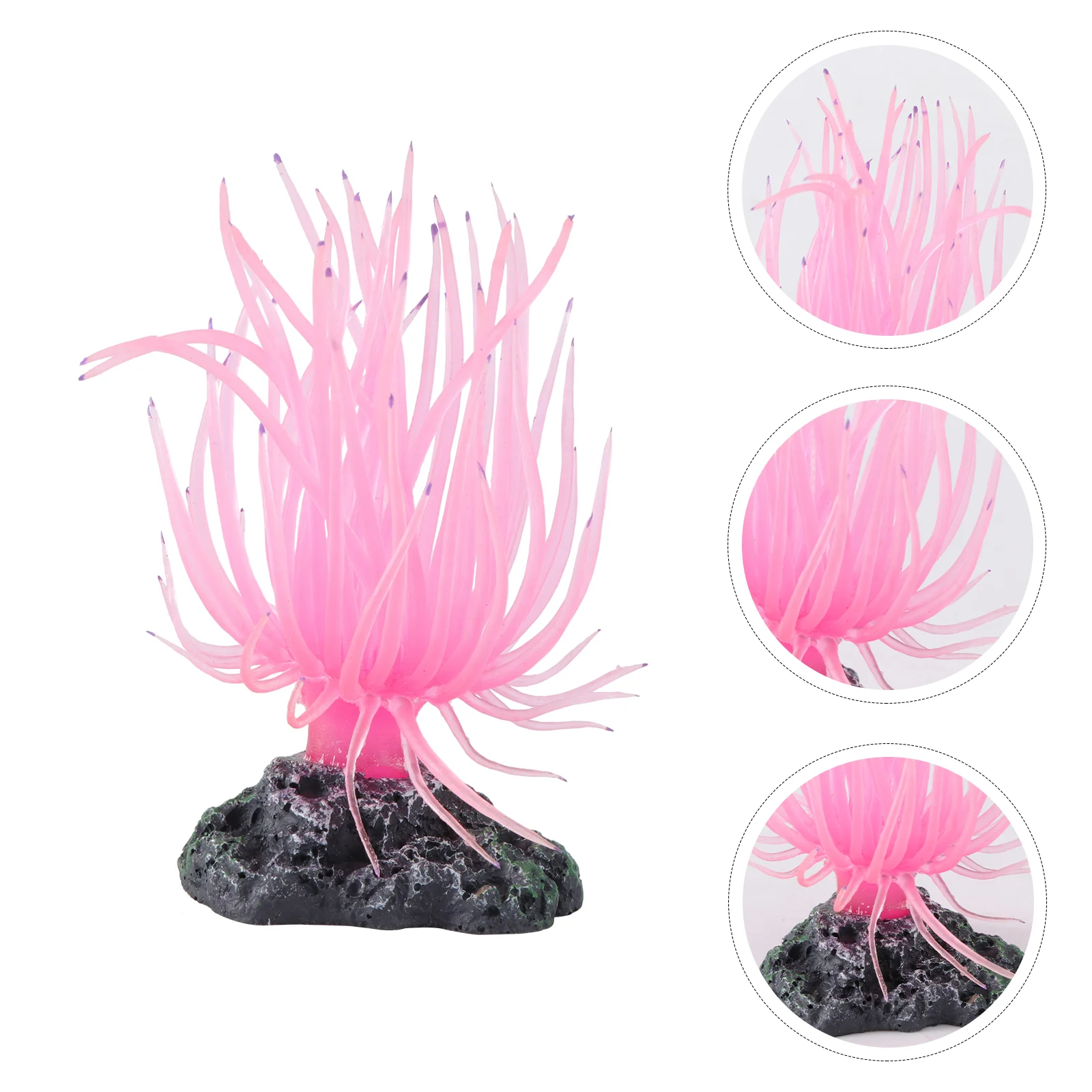 Blue Decor Fish Tank Coral Betta Accessori Per Acquari Paesaggio D'Acqua Artificiale