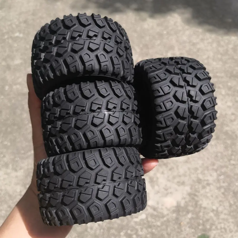 4 Pz 1/16 Pneumatico Per Camion Per Trxs1/16 E-Revo Gomma Pneumatico Diametro 80Mm Accoppiatore 12Mm