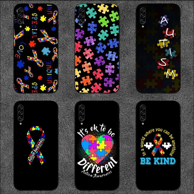 Autism Awareness Cassa Del Telefono Per Samsung Galaxy A02 A12 A13 A22 A32 A41 A51 A53 A71 A73 Shell