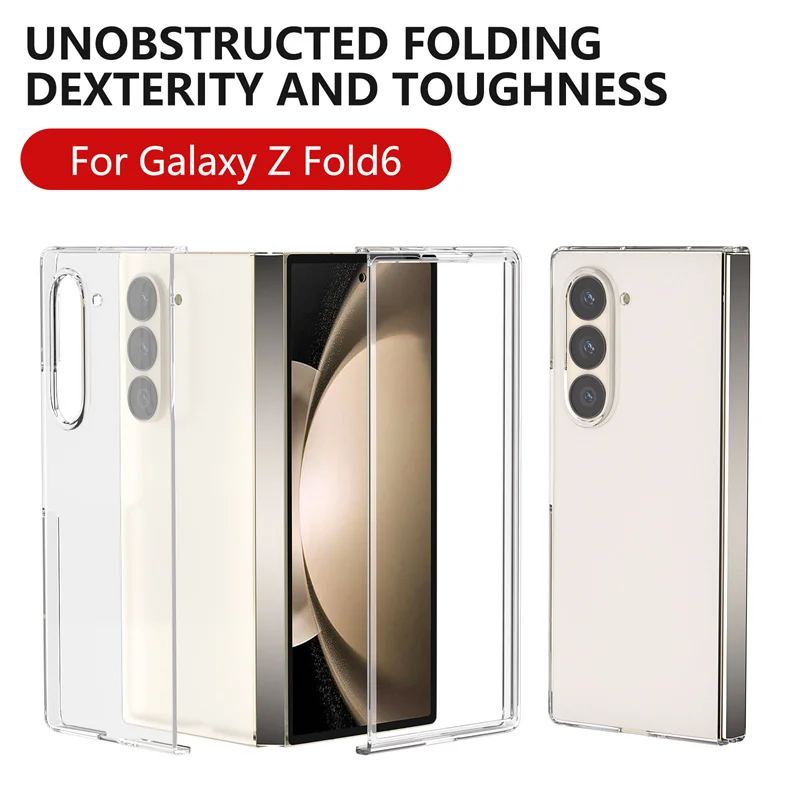 Custodia Antiurto Trasparente Per Samsung Galaxy Z Fold 6 Custodia Rigida Antiurto Per Samsung Z Fold6 Cover
