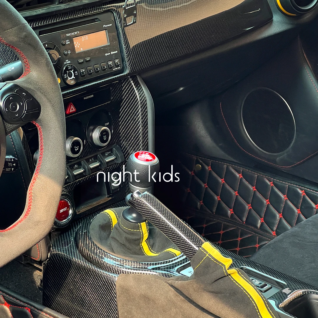 Night Kids Per Gt86, Brz, Frs Pannello Centrale Interno In Fibra Di Carbonio Pannello Aria Condizionata Subaru Brz Toyota Gt86 Scion Frs Carbon