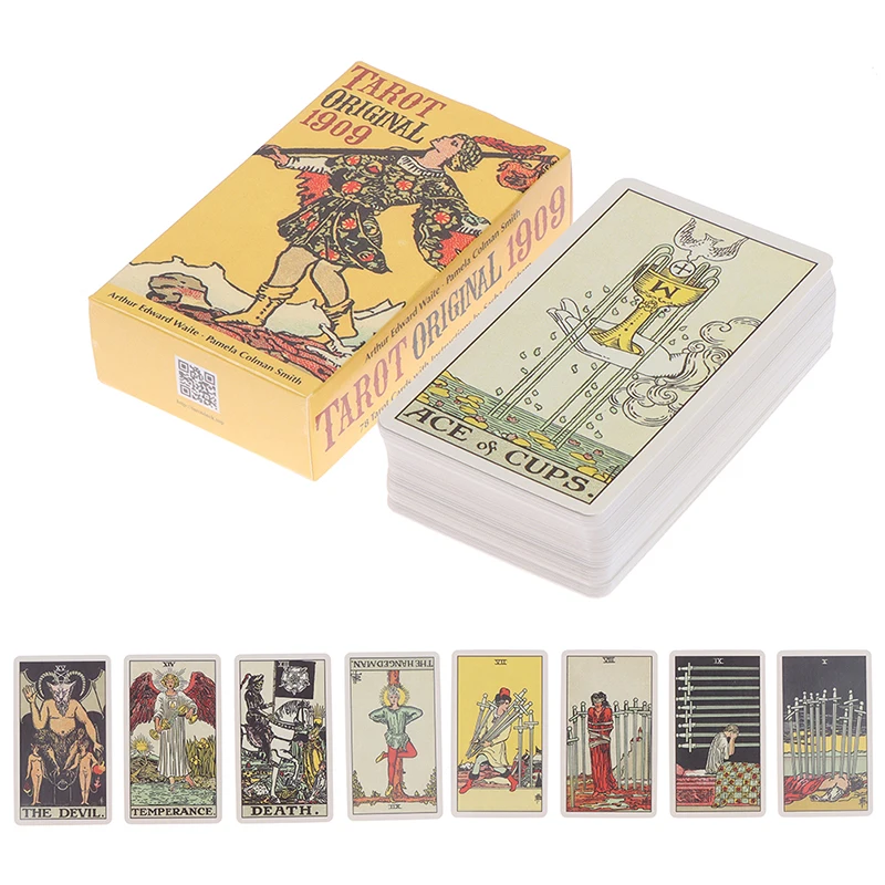 1909 Rider Waite Tarot Original 1909 Deck Card Smith Tarot Board Game Divinazione Deck Table Game
