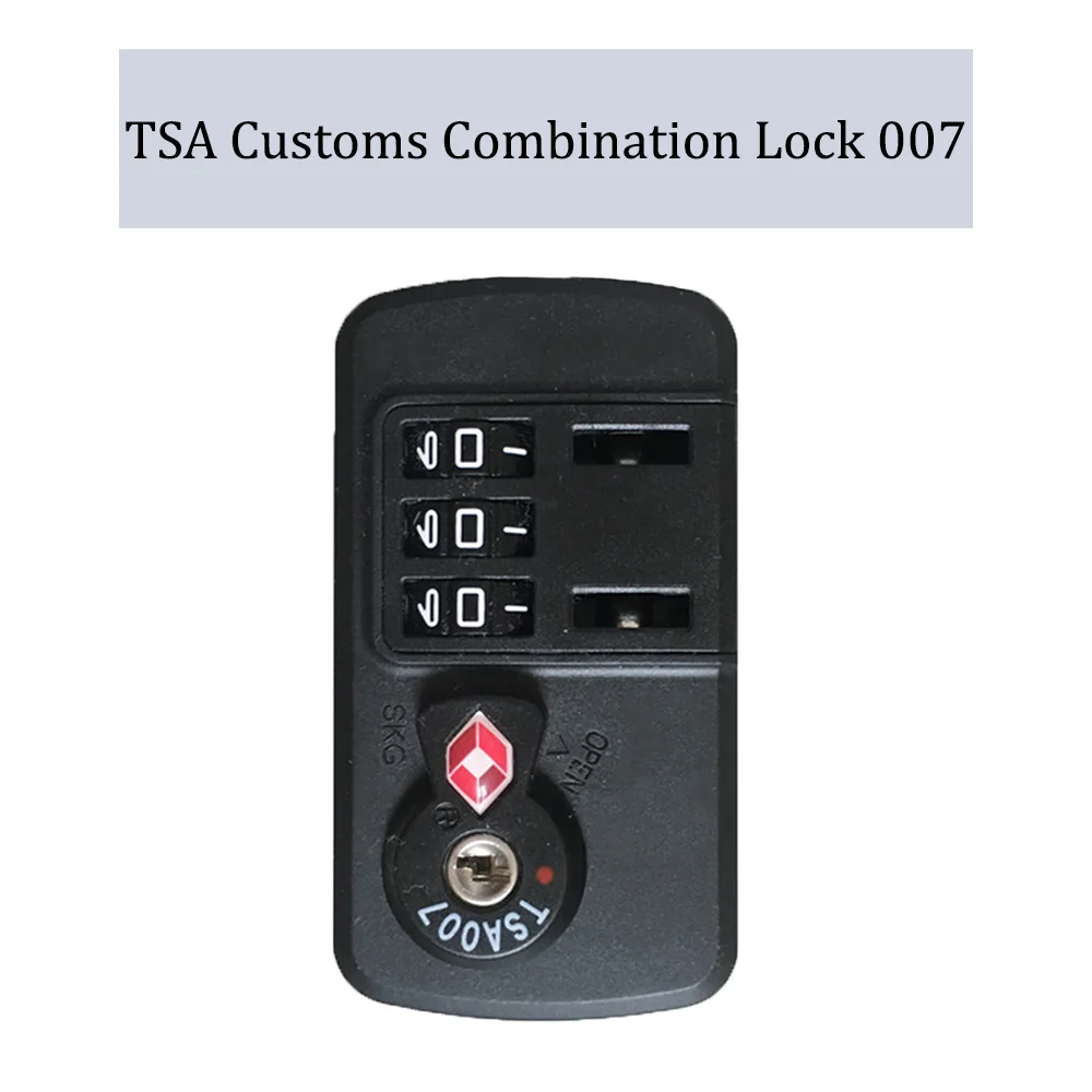 Adatto Per Rimowa Tsa Customs Combinazione Lock Serratura A Combinazione Nera Per Trolley Case Robusta Sostituzione Di Riparazione Sicura