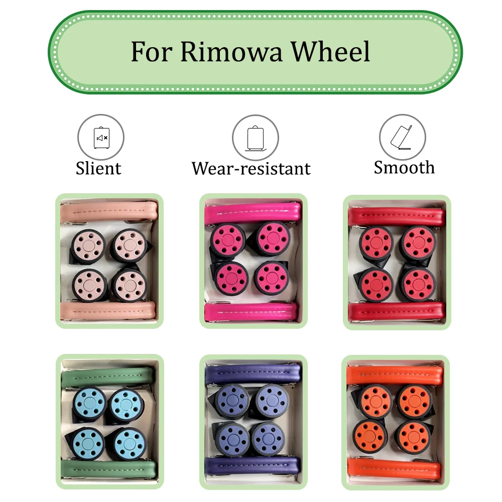Adatto Per Rimowa Bagaglio Ruota Trolley Caso Puleggia Ruota Ruote Scorrevoli Riparazione Ruota Universale Liscio Slient Resistente All'Usura