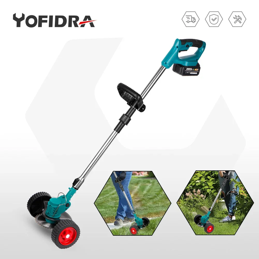 Tagliaerba Elettrico Pieghevole Tagliaerba Elettrico Regolabile Portatile Con Accessori Attrezzo Per Potatura Da Giardino Per Batteria Makita 18V