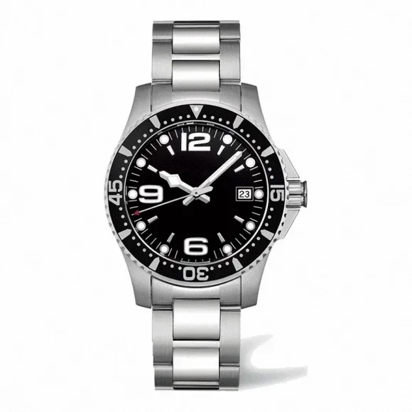 Luxury New Mens Watch Concas Diving Orologi Meccanici Automatici Black Blue Ceramic Bezel Casual Sapphire Glass