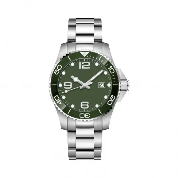 Luxury New Concas Watch Stainelss Steel Diving Men'S Mechanical Automatic Black Blue Green Rubber Ceramic Bezel Sapphire Watches