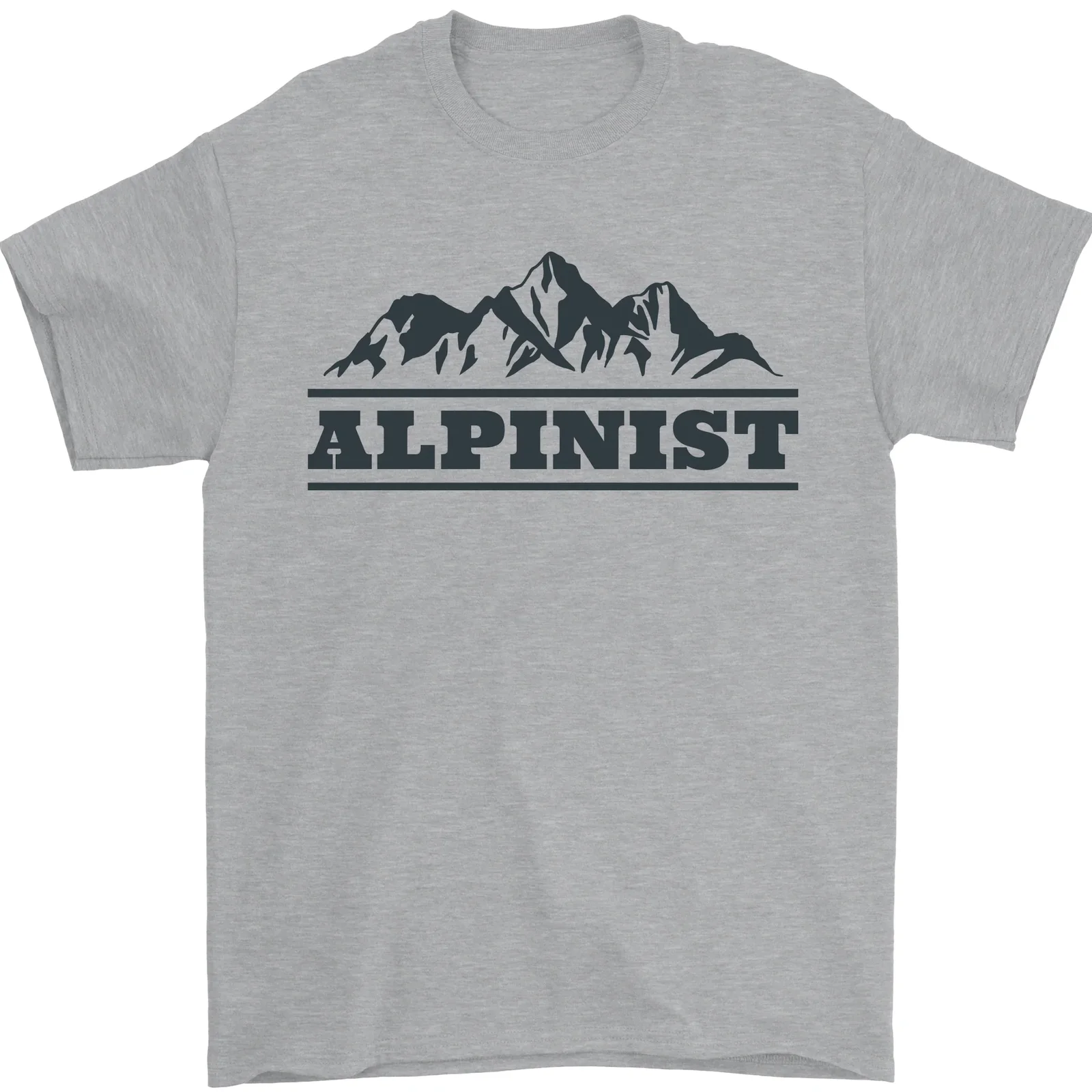 T-Shirt Scalatore Escursionismo Mountain Mountaineer 100% Cotone