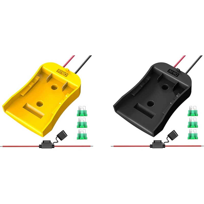Jfbl Hot Power Wheels Adapter Per Dewalt 20V 18Vdcb Series Batterie Power Wheels Kit Di Conversione Con Fusibili Portafusibili Per Fai Da Te