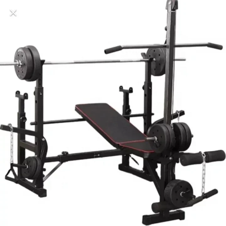 Multi Function Home Gym Equipment Smith Machine Panca Per Sollevamento Pesi Regolabile Sit Up Bench Panca Pesi