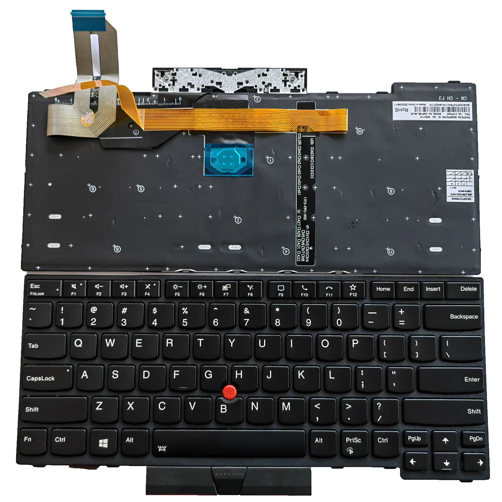 Tastiera Sostitutiva Per Laptop Con Layout Usa Per Lenovo Thinkpad T14/P14S Gen1/T14 Gen1/T14 Gen2