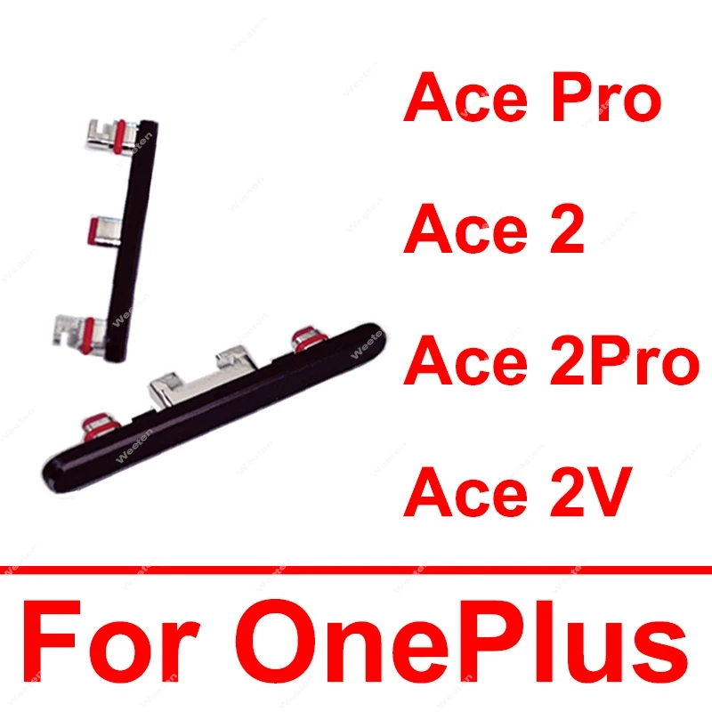 Pulsante Di Alimentazione Del Volume Per Oneplus 1 + Ace 2 Pro Ace Pro Ace 2V On Off Power Volume Keys Up Down Side Buttons Parts