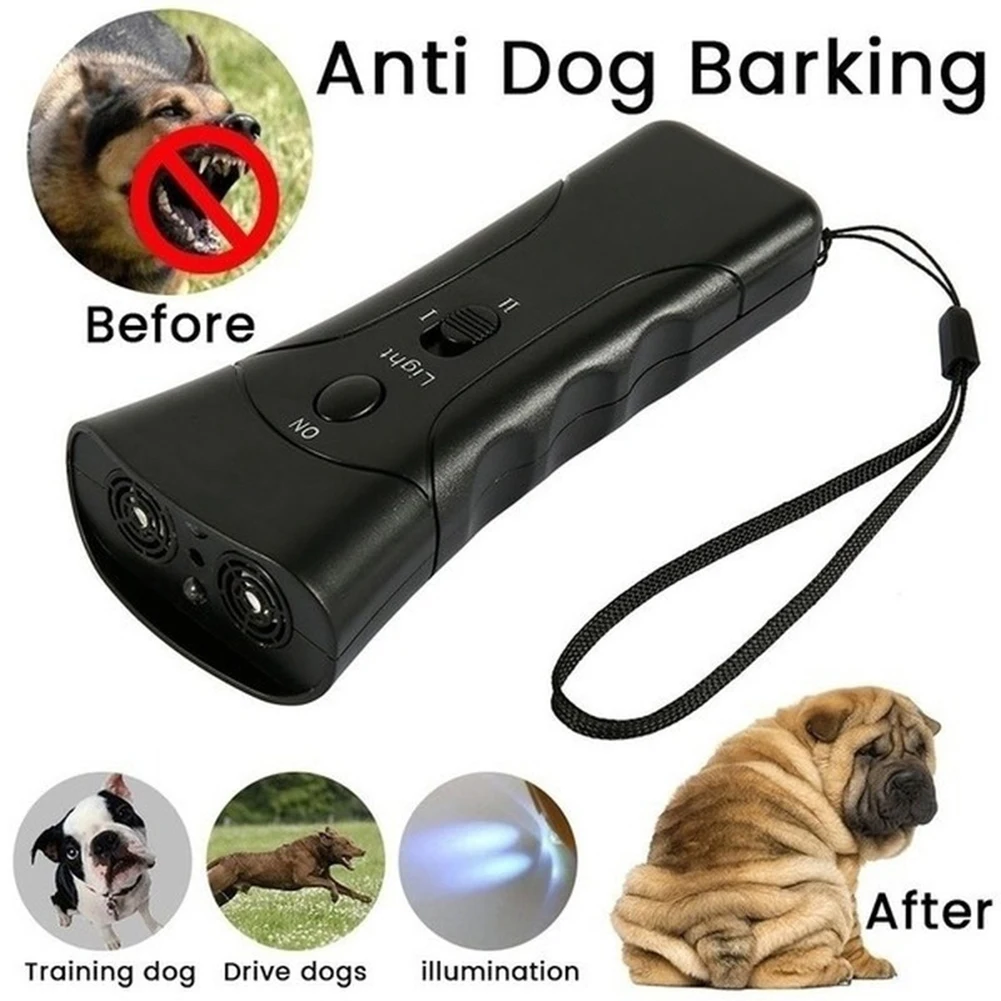 Repellente Per Cani Ad Ultrasuoni Repellente Per Cani Da Esterno Con Dispositivo Anticampana Ad Ultrasuoni Doppio A Luce Led Dispositivo Di Addestrame