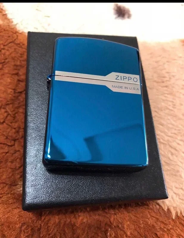 Accendino Zippo Collezione Ghiaccio Blu In Scatola