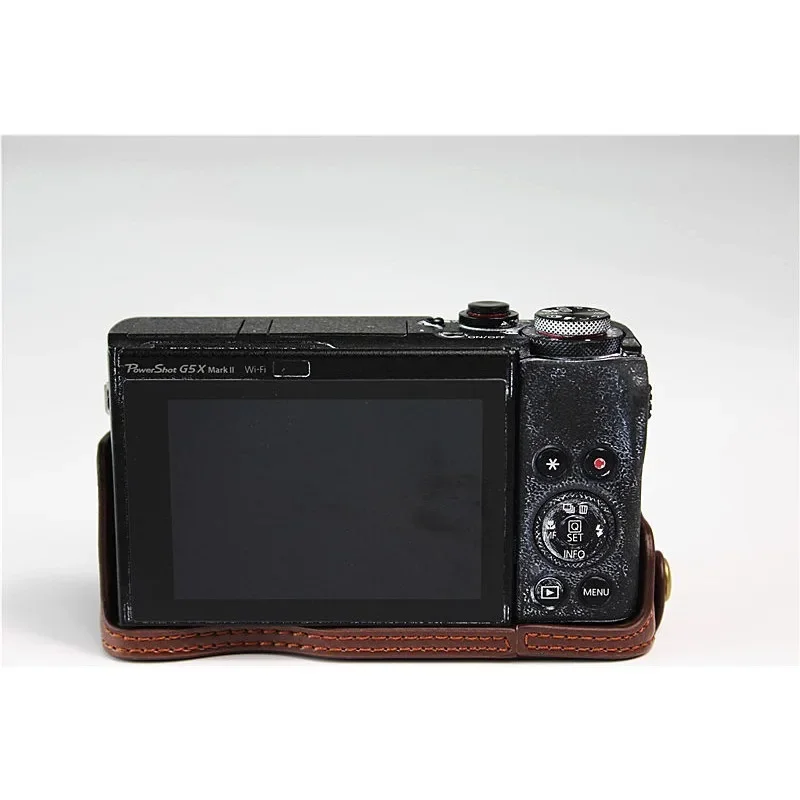 Custodia In Pelle Pu Per Fotocamera Canon G5X Mark Ii Mezza Copertura Per Canon Powershot G5X Markii G5Xii G5X2 G5Xm2
