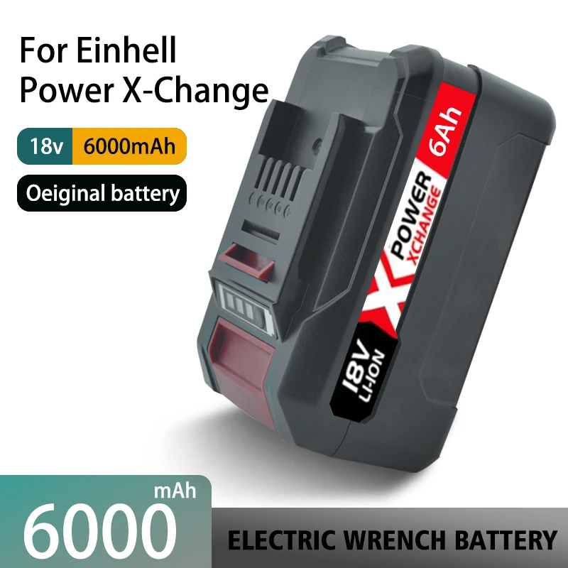 Batteria Ricaricabile Agli Ioni Di Litio Da 18V, 5Ah, 6Ah Adatta Per Einhell, Utensile Elettrico Wireless X-Change, Adatto Per Il 4511481