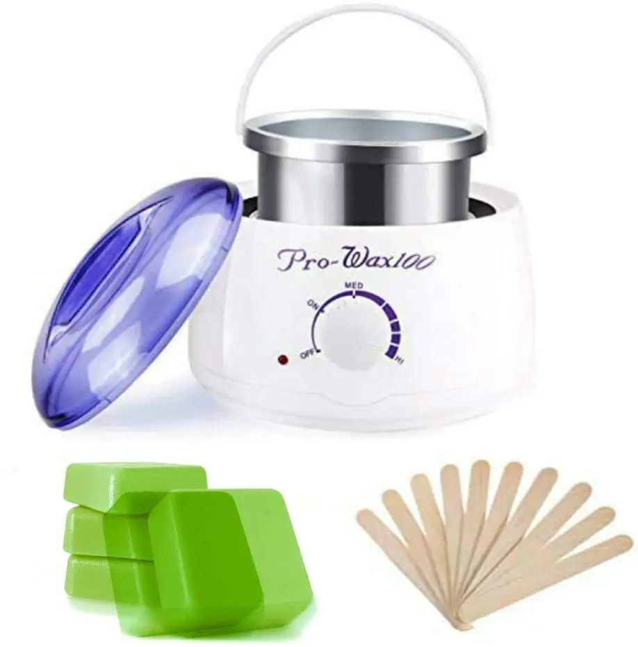 Istantanea Cera Calda Elettrico Professionale 500Ml Prowax 100 Professionale + Cera Calda Di Rimozione Dei Capelli Di Trasporto Libero