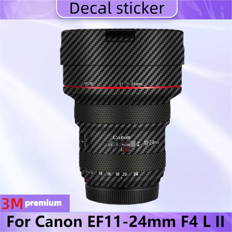 Per Canon Ef11-24Mm F4 L Ii Lens Body Sticker Decalcomania Protettiva Per La Pelle Pellicola Avvolgente In Vinile Cappotto Protettivo Antigraffio