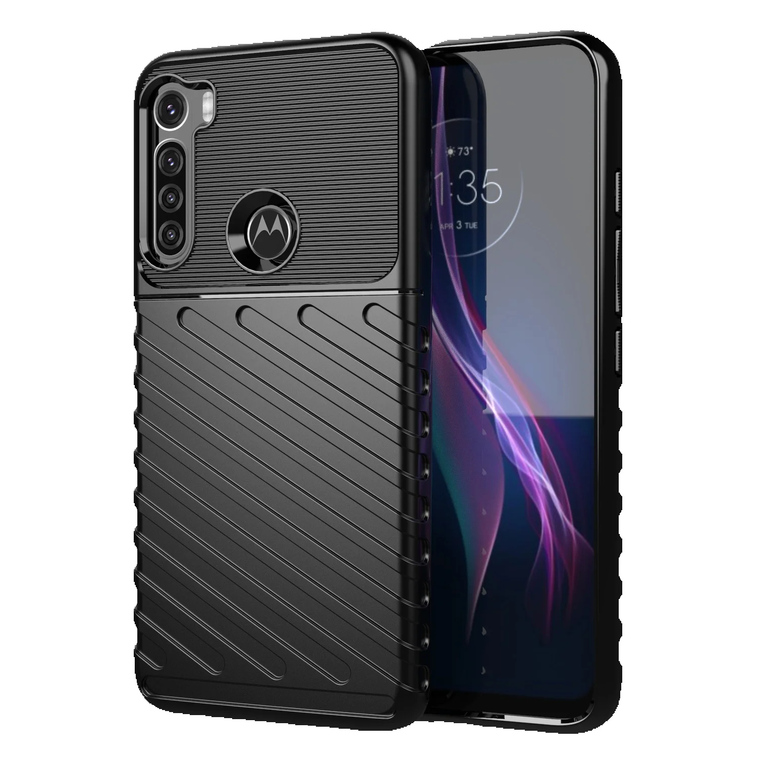 Fashion Mobile Shell Per Motorola Fusion + Vision Fusion Plus Moto One Ro Thunder Case Per Moto One Hyper Cover In Silicone