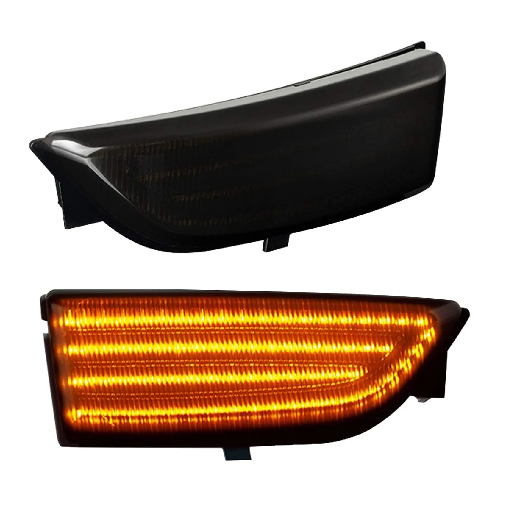 Car Dynamic Led Turn Signal Rearview Mirror Lights Blinker For Ford Everest 2015-2019 Ranger T6 Raptor Wildtrak Smoke