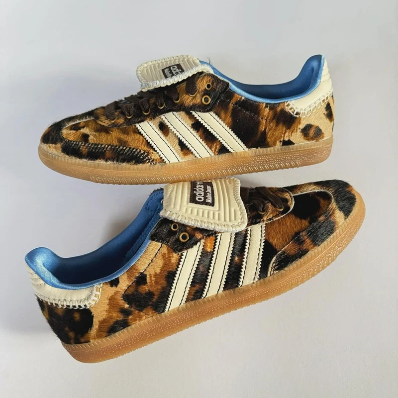 Galles Bonner X Adidas Originals Samba Pony Tonal Skateboard Shoes For Mens Womans Fashion Outdoor Flat Causal Sneakers