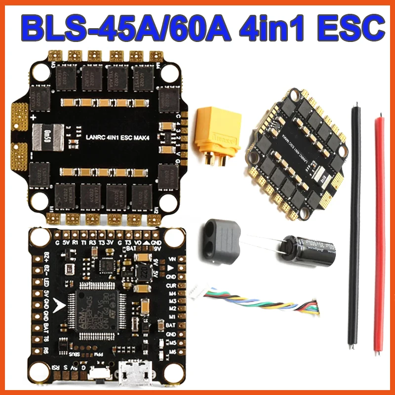 Nuovo Betaflight/Inav Bls-45A/60A 4 In1 Esc Osd Con Brushless Esc Per Rc Qav/Zmr 210 230 250Mm Rc Drone