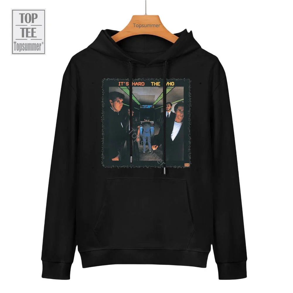 It'S Hard Album Felpa The Who Tour Felpe Con Cappuccio Da Uomo Eleganti Felpe Streetwear Abbigliamento Nero