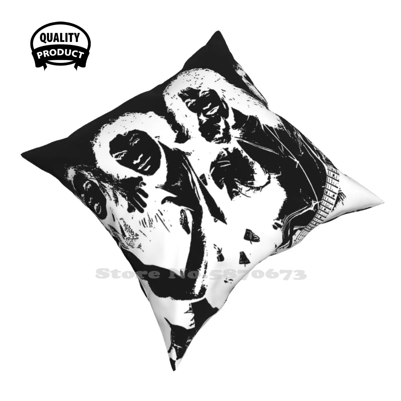 Eddie Van Van 90S Pillow Cover Hug Pillowcase Music Album Legend Eddie Indie Punk Is Halen For Man Heavy 1979 Classic Retro